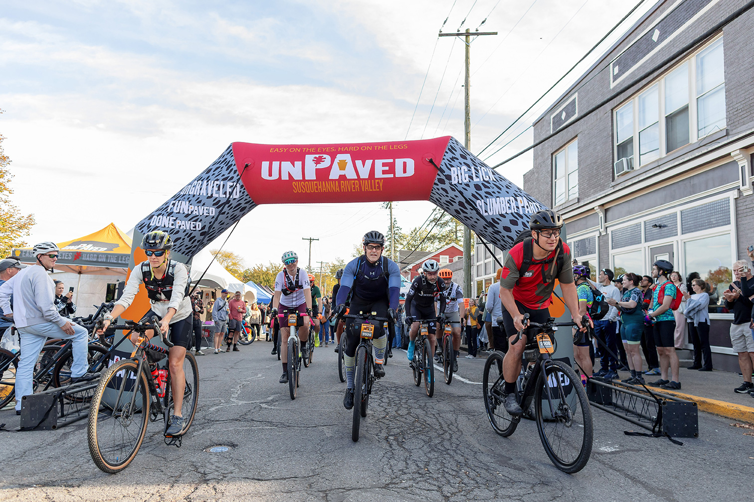 Registration is NOW OPEN for unPAved of the @susquehannarivervalley on October 11, 2026!
bikereg.com/unpaved-of-the-susquehanna-river-valley
- #RaceforWhoopiePies over the Full-130 mile course (timed over 4 segments that add up to 59 miles) for a chance to win big whoopie pies and cash prizes!
- Ride at #PierogiPace over 40, 50, 70, 101, or the whole 130 miles depnding on how you’re feeling that day. We have 2 new routes this year that start & finish at Rusty Rail Brewing — and the Rusty-70 includes the infamous Longwell Draft #sendit!
- Go on a #SlumberParty with your friends and make new ones as you ride the unPAved course over 2 days with a campout on Saturday night.
- Race through the night on the #BigLick200 to get deep into the woods, and deeper into your soul.
No matter which you choose you’ll get one of the most rewarding rides in gravel #easyontheeyeshardonthelegs #IPAgravel with a spectacular foliage show, top-shelf Aid Stations, and a full weekend of fun, camaradarie, and adventure. #YouHaveAFriendInPennsylvania
Sign up today or learn more about how you can get #unPAved at unpavedpennsylvania.com
——
@susquehannarivervalley
@WellSpan_Health
@stansnotubes
@laufcycles
@backyardbeanscoffee
@schwalbetires
@newtrailbrewing, @rustyrailbrewing, @endotuneup
@nittanymountainworks, @phillybikeexpo, @purplelizardmaps, @carborocket
@hushmoneybikes, @dutchwheelmanbikes, @thebikeroost, @svbikes, Links Cyclery, Brookside Bikes, @cycleupcafe, @freezethawcycles
@themillercenter
unPAved supports (and is supported by) @paenvironmentalcouncil & @pvpedalsandpint