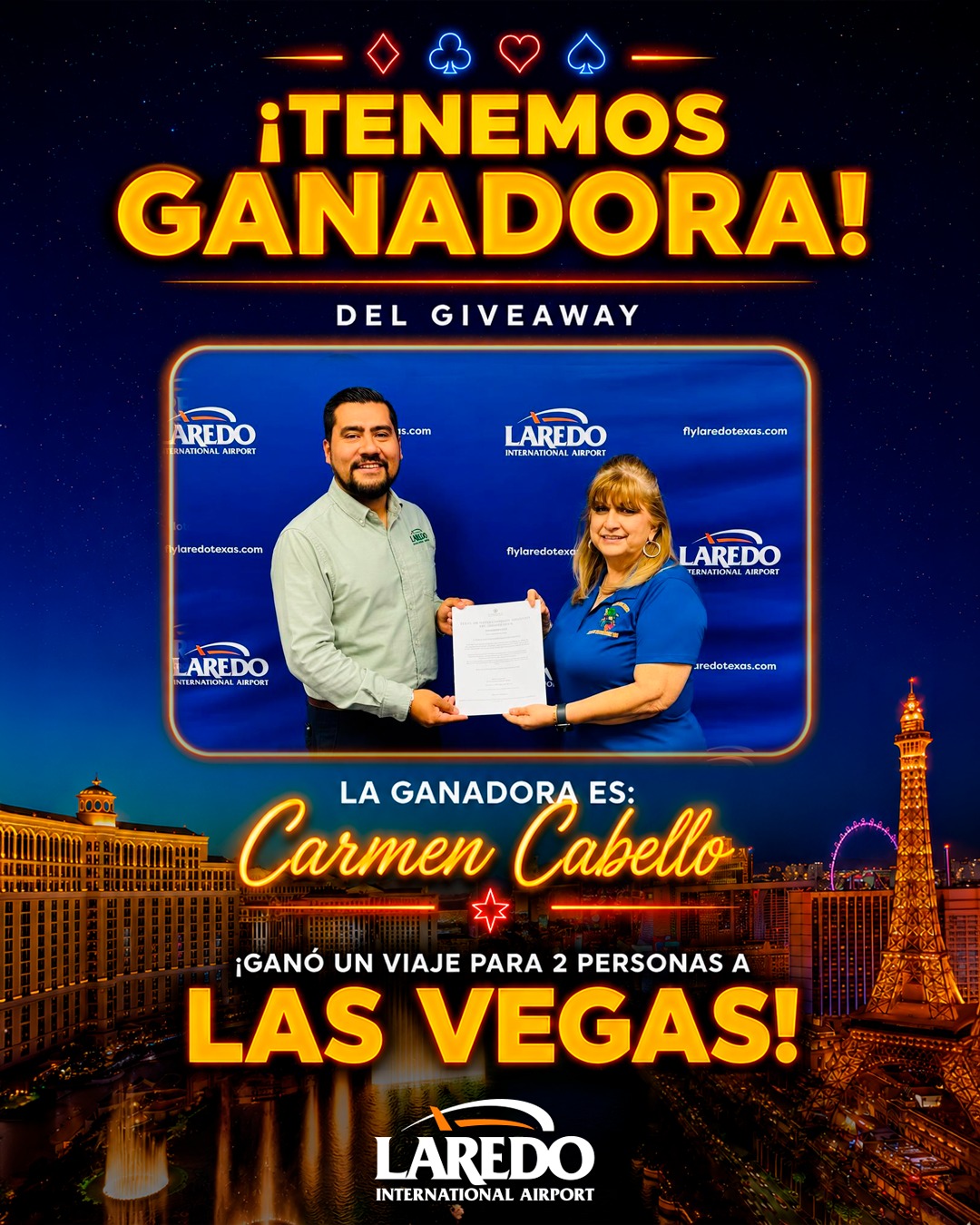 🥳🥳 We have a winner! 🥳🥳 Carmen… 🥳🥳 We have a winner! 🥳🥳 Carmen…