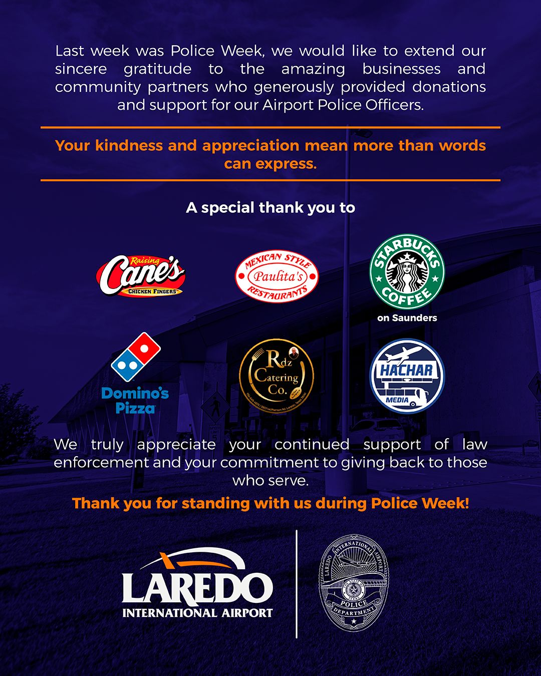 Last week was Police Week, we… Last week was Police Week, we…