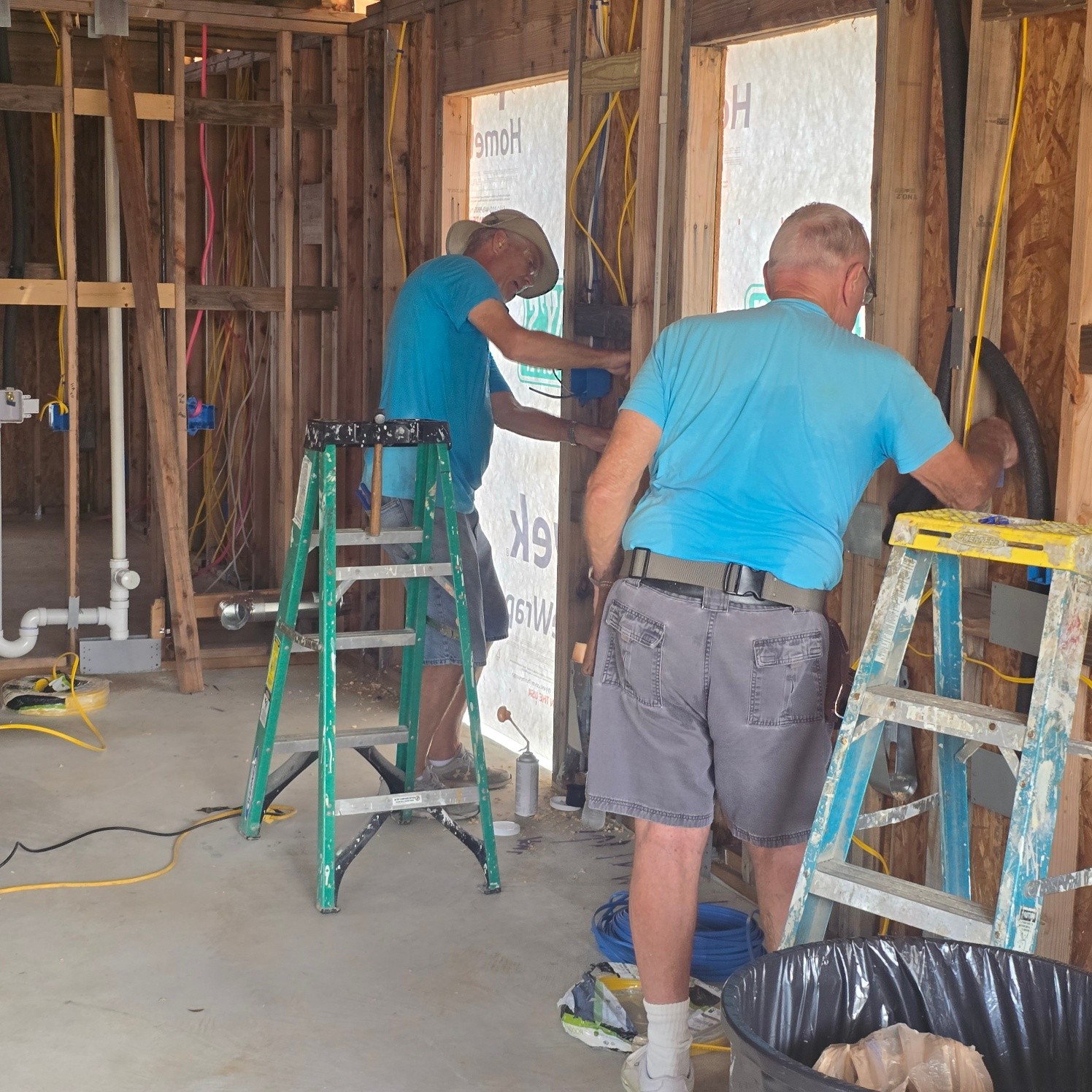 It was a great day serving with the Friends from Blue Tide at Baytown Habitat for Humanity! We were finally able to get started on this home after several weather delays.
Our volunteer team made great progress installing the house wrap, helping prepare the home for the next phase of construction. We also tackled some much-needed yard work around the property to keep the site safe and ready for continued work.
A huge thank you to everyone from Friends from Blue Tide who gave their time and energy to help a local family move one step closer to homeownership. We truly appreciate your willingness to serve our community!
#BaytownHabitatForHumanity #FriendsFromBlueTide #Community #Volunteer #BuildingHope #BuildingHomes #BaytownTexas