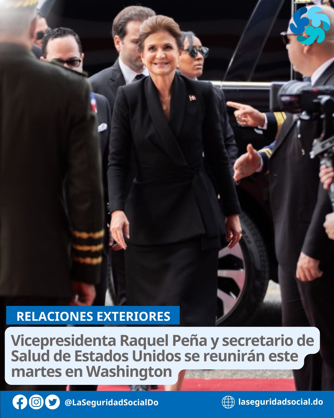 La vicepresidenta Raquel Peña se reunirá este martes en Washington con el secretario de Salud y Servicios Humanos de Estados Unidos, Robert F. Kennedy Jr.
Las delegaciones abordarán estrategias para prevenir enfermedades crónicas, fortalecer la atención primaria, promover estilos de vida saludables y mejorar la capacidad de respuesta de los sistemas sanitarios.
En el encuentro también participarán el ministro de Salud Pública, Víctor Atallah, y la embajadora estadounidense en República Dominicana, Leah Campos.
Leer más en https://laseguridadsocial.do/vicepresidenta-raquel-pena-y-secretario-de-salud-de-estados-unidos-se-reuniran-este-martes-en-washington/
#LaSeguridadSocialDo @LaSeguridadSocial.Do @SaludPublicaRD #RaquelPeña #SaludPublica #RepublicaDominicana #EstadosUnidos #RobertFKennedyJr #Prevencion #AtencionPrimaria La vicepresidenta Raquel Peña se reunirá este martes en Washington con el secretario de Salud y Servicios Humanos de Estados Unidos, Robert F. Kennedy Jr.
Las delegaciones abordarán estrategias para prevenir enfermedades crónicas, fortalecer la atención primaria, promover estilos de vida saludables y mejorar la capacidad de respuesta de los sistemas sanitarios.
En el encuentro también participarán el ministro de Salud Pública, Víctor Atallah, y la embajadora estadounidense en República Dominicana, Leah Campos.
Leer más en https://laseguridadsocial.do/vicepresidenta-raquel-pena-y-secretario-de-salud-de-estados-unidos-se-reuniran-este-martes-en-washington/
#LaSeguridadSocialDo @LaSeguridadSocial.Do @SaludPublicaRD #RaquelPeña #SaludPublica #RepublicaDominicana #EstadosUnidos #RobertFKennedyJr #Prevencion #AtencionPrimaria