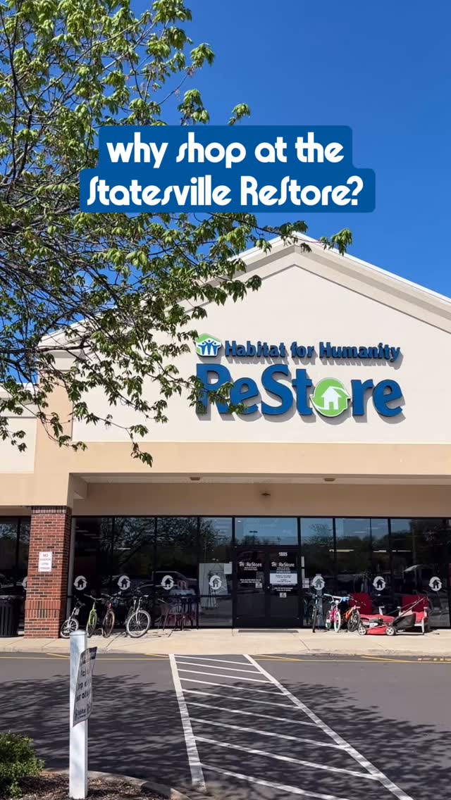 From statement pieces to everyday finds, there’s always something new waiting for you at the Statesville ReStore.
Even better — every purchase helps support Habitat for Humanity and the work they’re doing right here in our community 💛
Come treasure hunt with us 🛍️
📍 1885 E Broad St., Statesville, NC