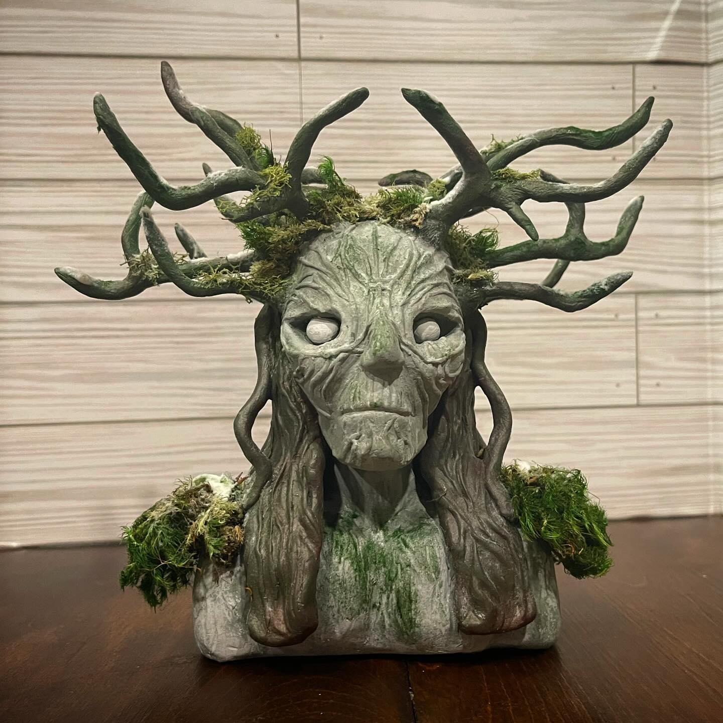 New sculpture. #woodlandcreature #mythicalcreature #cryptid #sculpture #sculpey #wvart #wvartist #wvcryptid