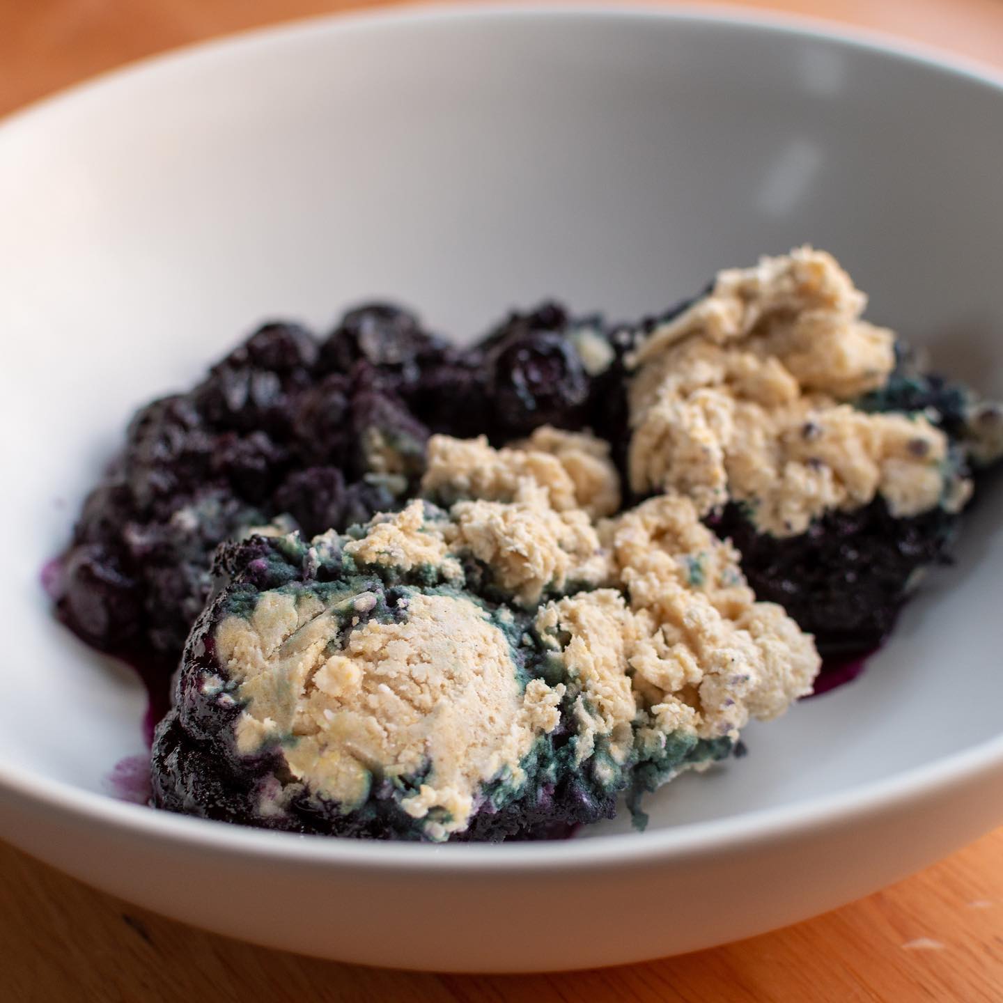 We’re heading to Canada this week for #vancouver2010 and it was an easy choice for our local bake - blueberry grunt. This #glutenfree #dairyfree experiment ended deliciously, though I was a bit concerned for a whole. Check out the blog for the recipe and my swaps! Link in bio.