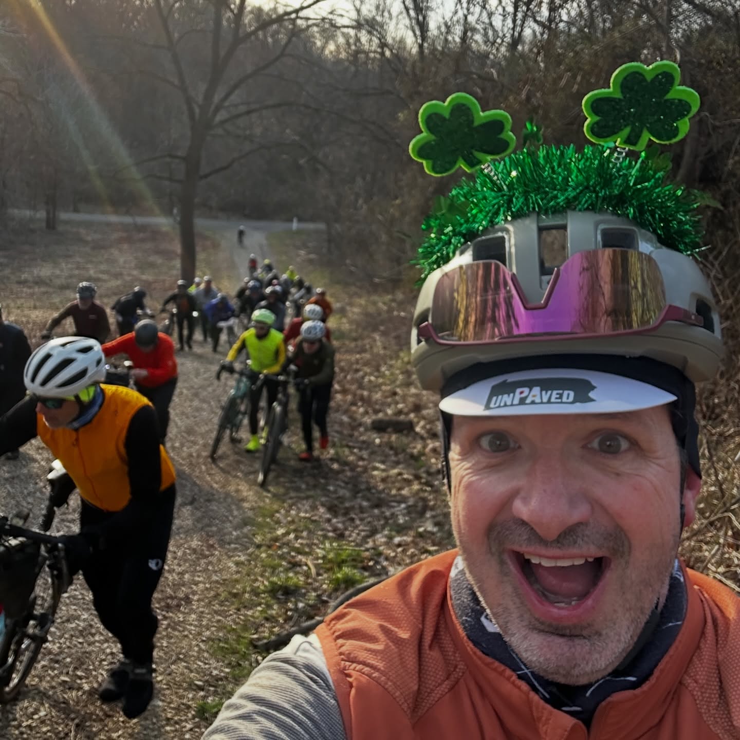 Went on a tour of the #unPAved underbelly, and legit climbs, of Philadelphia. Hijinx, prizes, and snacks included at no extra charge.
@phillybikeexpo @schwalbetires @stansnotubes