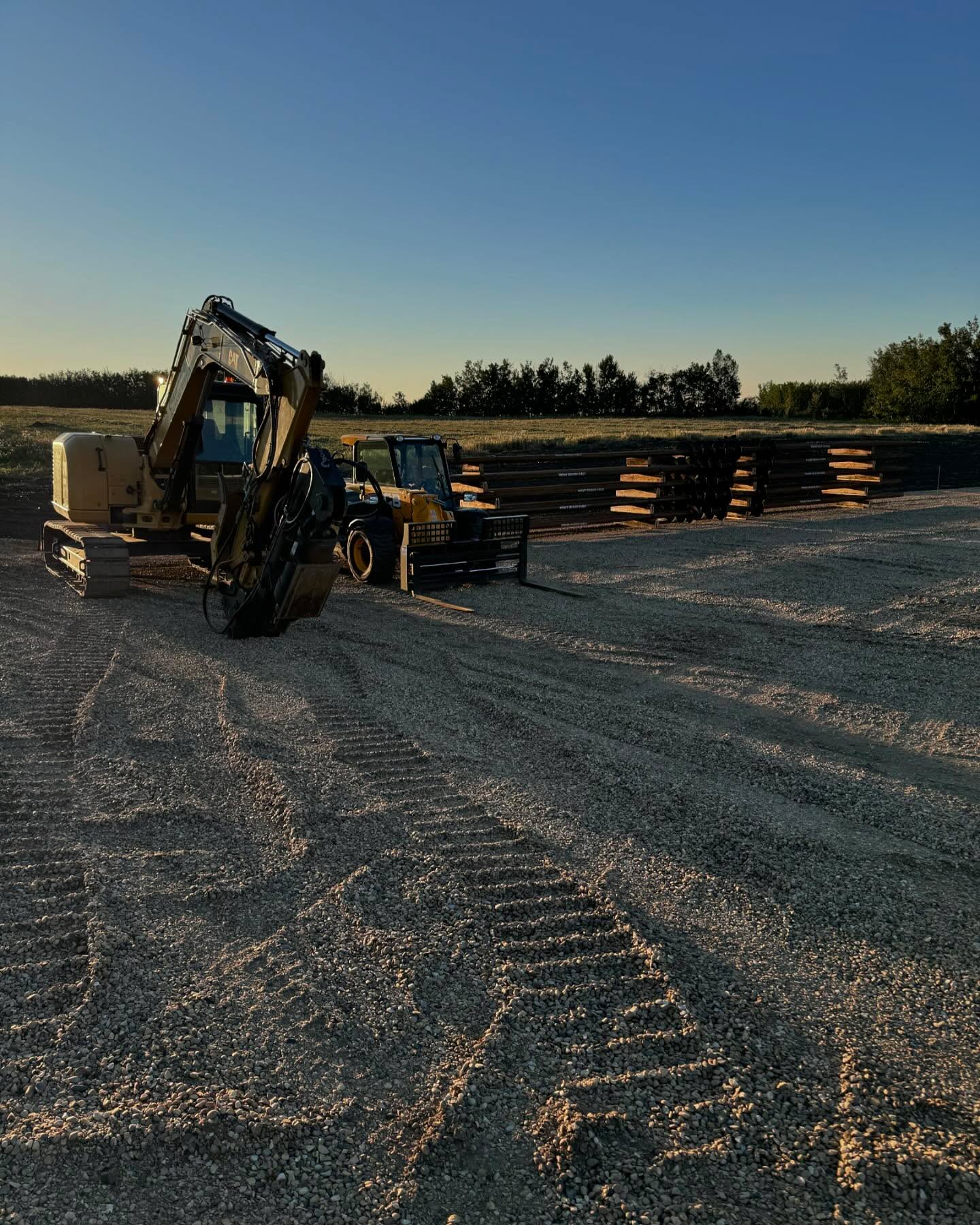 Some days are just plain great! Beautiful fall weather, great clients, awesome community project! Here’s a few shots of some school mods where we provided the foundations for not far from Camrose. Awesome to see the local community coming together to revive and add onto a formerly closed rural public school! #screwpile #screwpilefoundations #alberta #charteredschool #helicalpile #school #classroom #local #camrose #albertaconstruction #communityfirst