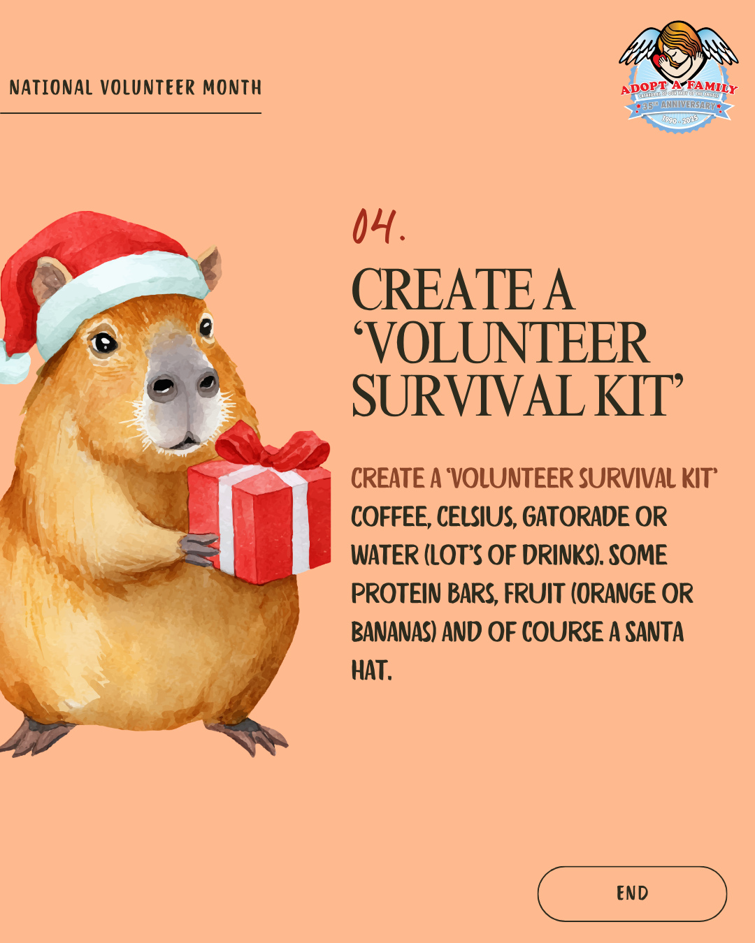 We've reached the end of our 'Getting to know our Christmas Angels' series. A sincere gratitude to all volunteers who answered our Q&A!
On this last day of National Volunteer Month we highlight Aimee Jackson & Jeremy Ramer! This amazing couple has been part of AAF for the past 3 years. Jeremy is one of our bilingual volunteers who helps during family interviews and Aimee gets donations from her work.
Learn more about them here and leave a comment below!
#NationalVolunteerMonth #LAVolunteers #AdoptAFamily #VolunteerAppreciation #GivingBack
