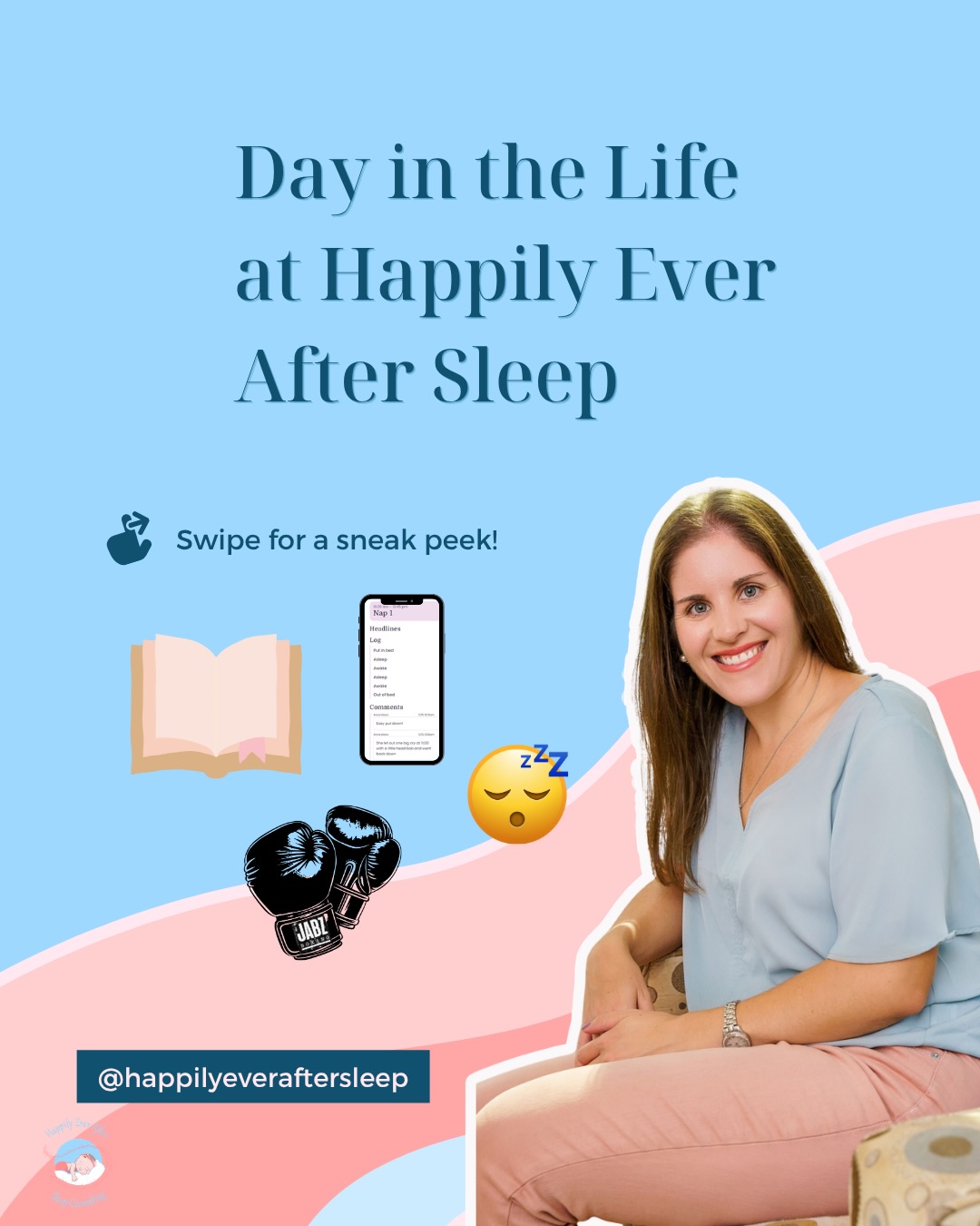 Day in the Life at Happily Ever After Sleep
6:30 AM: Just getting home from work! ☀️
Did you know I’m also a Postpartum Doula? Most nights I’m working overnight with newborns, helping parents get more sleep. 😴
I also spend some time from 6:30-8:00 AM checking sleep logs first thing in the morning to see how all of my babies slept!
8:15 AM: Dropping off my youngest to school. My oldest is in Middle School so she is already at school by this time! 🏫
9:00-10:00 AM: My dedicated me time at the gym. I love boxing and it keeps my sane! I go 4-5x a week! 🥊
10:30 AM: Ready to tackle my day. I check in with clients, look at sleep logs and take new client calls. I also spend some time on social media and send out emails. 💻
3:30 PM: Both of my kids are home from school. I unpack their lunch boxes and help with homework then figure out what’s for dinner! 🍲
6:00 PM: Relaxing in my big comfy chair with a book after dinner and before bedtime. 📕
I love seeing all the notifications that my babies are going to sleep! 😴
8:00 PM: My girls are both in bed by 8:00 PM every night! I make sure to tuck them in before I go to work. I’m a little more lenient on non school nights, but I know they need their sleep! 🌙
I hope you enjoyed this sneak peek into my day to day!
Want more helpful tips on baby & toddler sleep? Follow me @happilyeveraftersleep