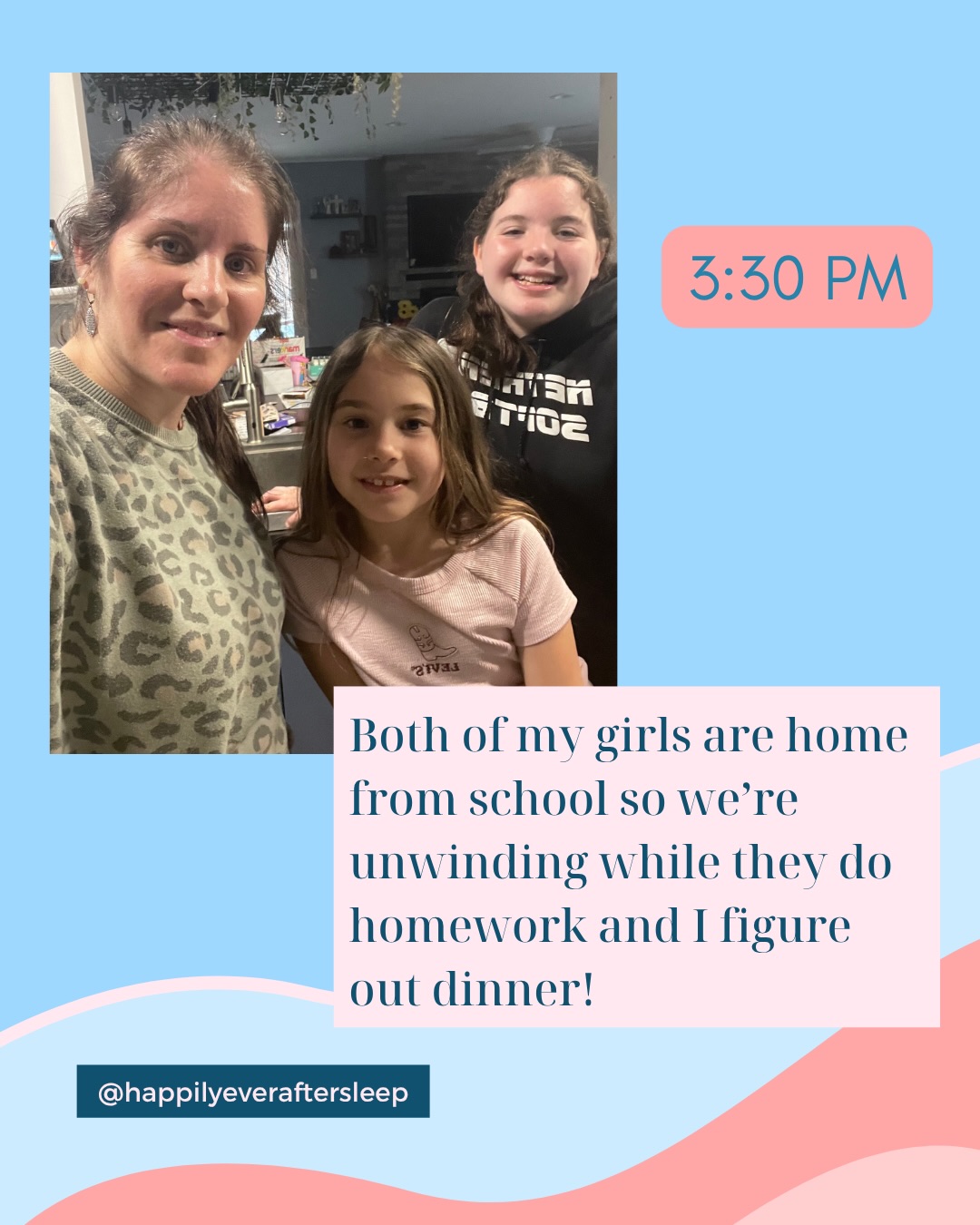 Day in the Life at Happily Ever After Sleep
6:30 AM: Just getting home from work! ☀️
Did you know I’m also a Postpartum Doula? Most nights I’m working overnight with newborns, helping parents get more sleep. 😴
I also spend some time from 6:30-8:00 AM checking sleep logs first thing in the morning to see how all of my babies slept!
8:15 AM: Dropping off my youngest to school. My oldest is in Middle School so she is already at school by this time! 🏫
9:00-10:00 AM: My dedicated me time at the gym. I love boxing and it keeps my sane! I go 4-5x a week! 🥊
10:30 AM: Ready to tackle my day. I check in with clients, look at sleep logs and take new client calls. I also spend some time on social media and send out emails. 💻
3:30 PM: Both of my kids are home from school. I unpack their lunch boxes and help with homework then figure out what’s for dinner! 🍲
6:00 PM: Relaxing in my big comfy chair with a book after dinner and before bedtime. 📕
I love seeing all the notifications that my babies are going to sleep! 😴
8:00 PM: My girls are both in bed by 8:00 PM every night! I make sure to tuck them in before I go to work. I’m a little more lenient on non school nights, but I know they need their sleep! 🌙
I hope you enjoyed this sneak peek into my day to day!
Want more helpful tips on baby & toddler sleep? Follow me @happilyeveraftersleep