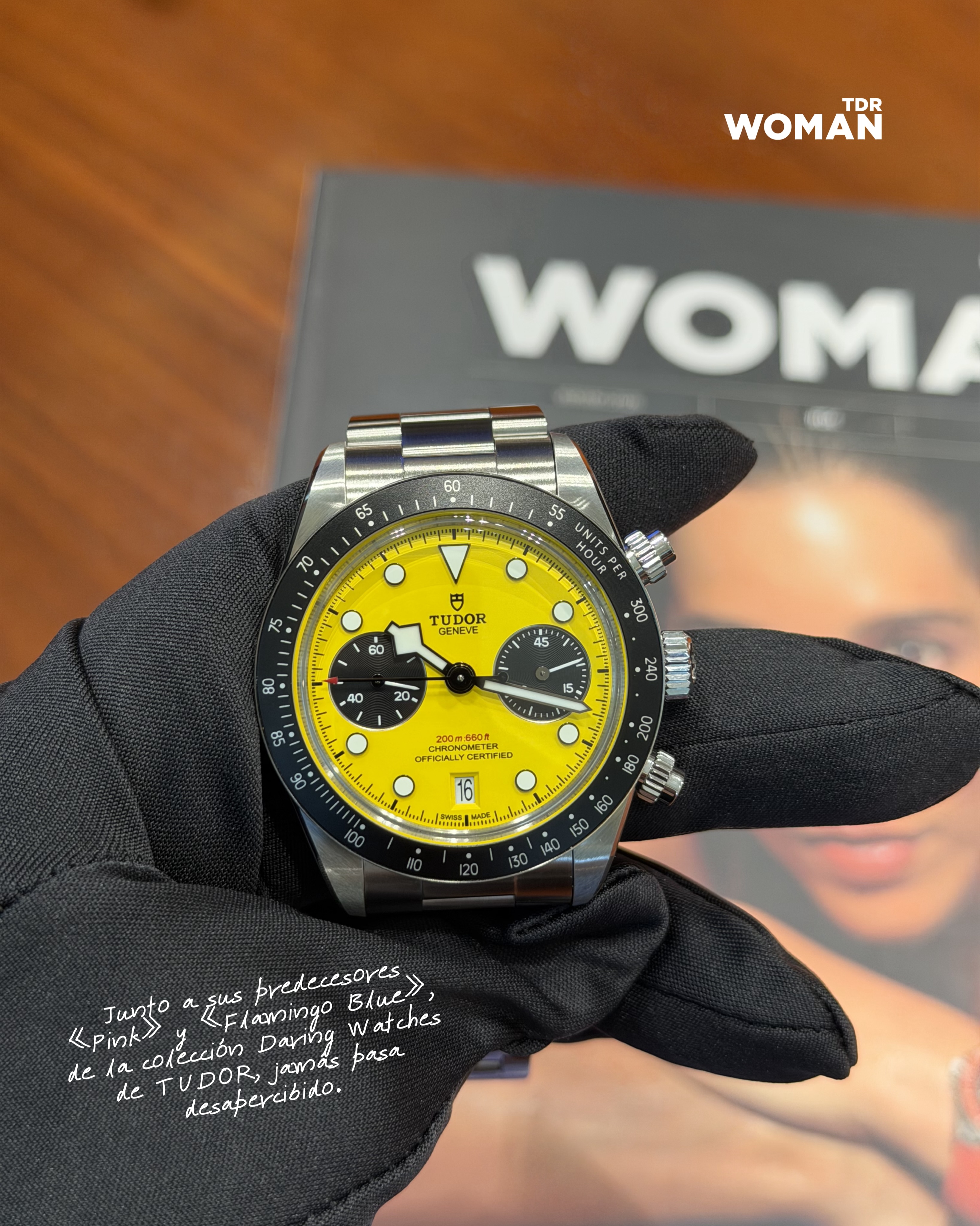 #WatchOfTheDay | A few days ago, we met with @tudorwatch to take a closer look at the @watchesandwonders novelties — which, luckily, have already landed in Mexico. We also got to see the new Black Bay Chrono 39 ‘Bumblebee’, with its incredible intense yellow dial! ☀️🐝
We chose it for today because we recently spotted @davidbeckham supporting England at the World Cup wearing this exact watch — and honestly, it feels like the perfect lucky charm to cheer on @judebellingham as England fights Argentina for a place in the final.
——
#RelojDelDía | Hace unos días nos reunimos con #Tudor para ver las novedades que conocimos en Watches & Wonders y que por fortuna ya están en México. Pero también aprovechamos para conocer el nuevo Black Bay Chrono 39 ‘Bumblebee’ de increíble carátula amarillo intenso.
Lo elegimos para hoy porque recién vimos a #DavidBeckham apoyando a la selección inglesa en el Mundial usando exactamente este reloj y nos parece el amuleto de la suerte perfecto para echarle porras a Jude Bellingham en el partido donde se disputará la final contra Argentina.