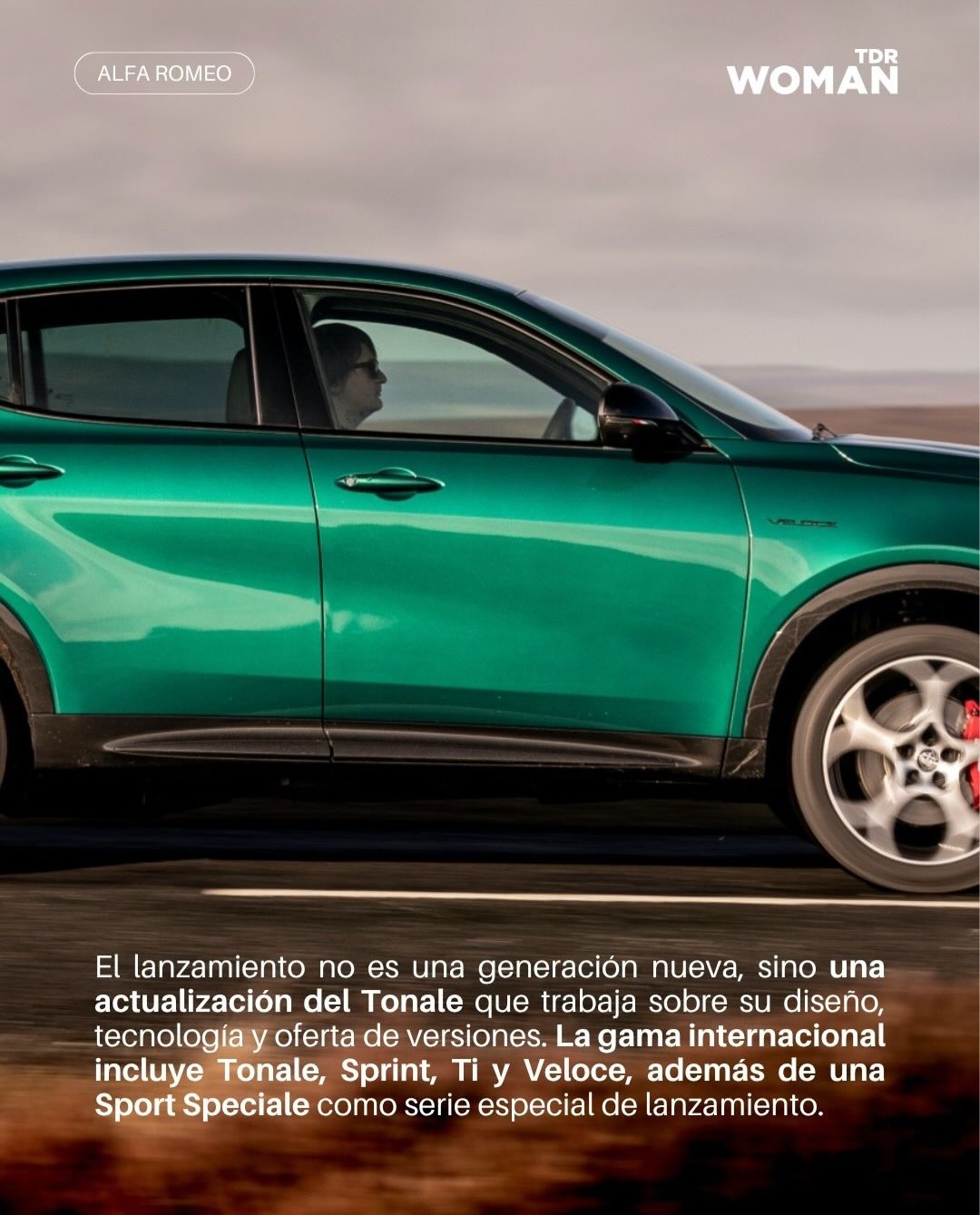 The Tonale by @alfaromeo_mx refreshes its design without losing what makes it feel unmistakably Alfa Romeo: the Scudetto, the compact silhouette, the nods to the Biscione and a cabin where technology is there, but doesn’t take over the whole conversation.
It also feels different on the road: the wheels sit a little farther apart, which helps reduce body roll and improve cornering support. In the end, it keeps that Alfa Romeo mix of design, driving and emotion, but brings it into a compact SUV made for everyday life.
_____
El Tonale de @alfaromeo_mx refresca su diseño sin perder eso que lo hace Alfa Romeo: el Scudetto, la silueta compacta, los guiños al Biscione y una cabina donde la tecnología está ahí, pero no se roba toda la conversación.
También se siente distinto al manejarlo: las ruedas van un poco más separadas entre sí, y eso ayuda a reducir el balanceo y mejorar el apoyo en curvas. Al final, conserva esa mezcla de diseño, manejo y emoción de Alfa Romeo, pero la lleva a una SUV compacta pensada para todos los días.
#alfaromeo #alfaromeotonale #tdrwoman