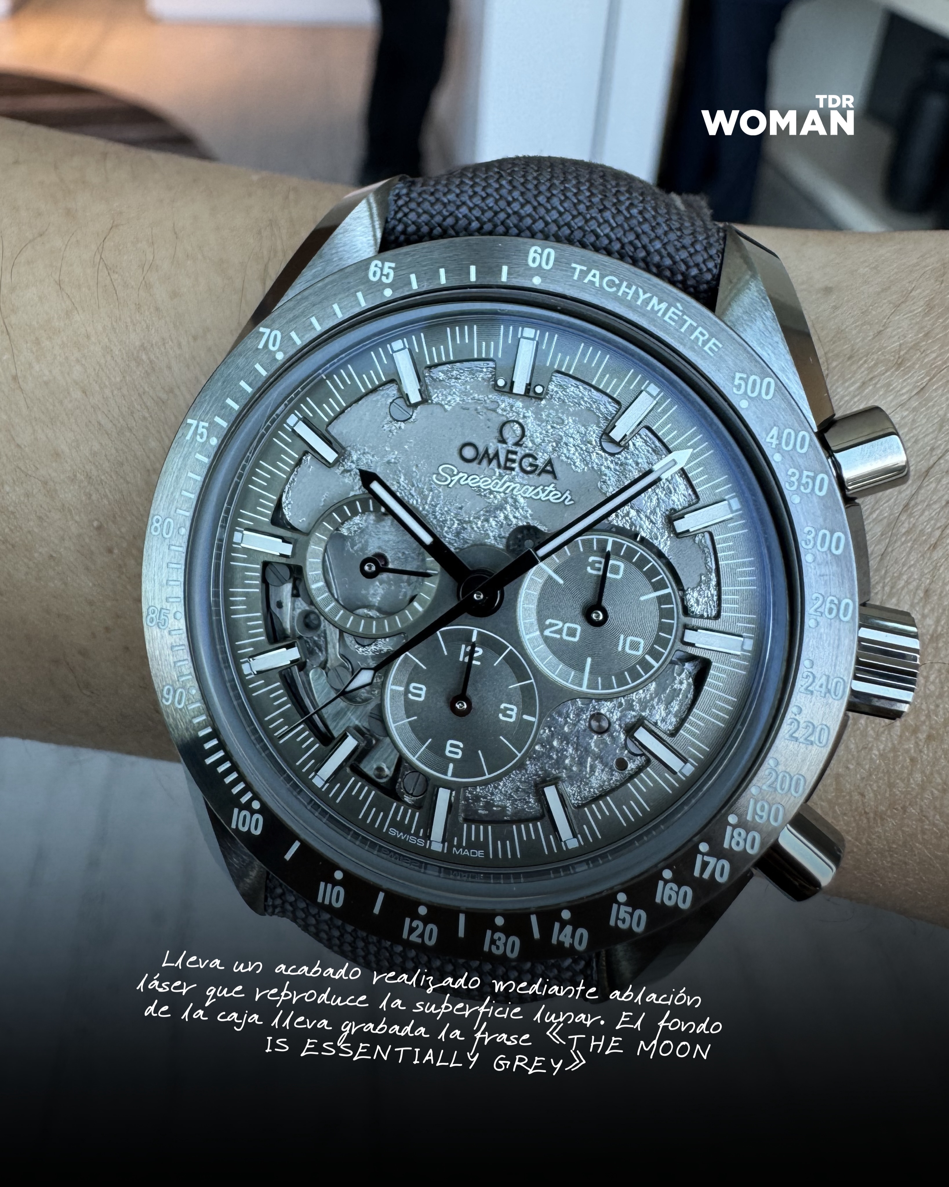 #WatchOfTheDay | Today marks 57 years since the launch of #Apollo11, @nasa’s fifth crewed Apollo mission and the one that achieved the first Moon landing. To celebrate, there’s no better watch than an @omega Speedmaster — and we love this Grey Side of the Moon for its modern look.
A little big for feminine wrists? Maybe. But its history, details and lightness make it surprisingly easy to wear! 🌖✨
——-
#RelojDelDía | Hoy se cumplen 57 años del lanzamiento de la misión espacial Apolo 11; quinto vuelo tripulado del programa Apolo de la NASA que logró el primer alunizaje. Para conmemorarlo, no hay mejor reloj que un #OMEGA #Speedmaster y este Grey Side of the Moon nos encanta por su look moderno.
¿Un poco grande para las muñecas femeninas? Quizá. Pero su historia, detalles y ligereza, hacen que se pueda llevar sin problema 🙌